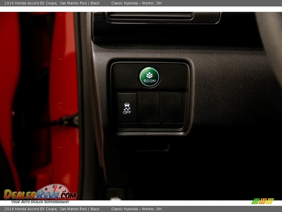 2014 Honda Accord EX Coupe San Marino Red / Black Photo #5