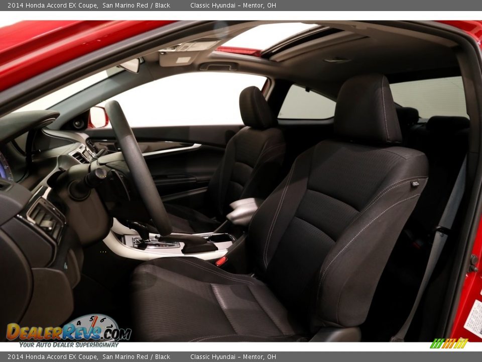 2014 Honda Accord EX Coupe San Marino Red / Black Photo #6