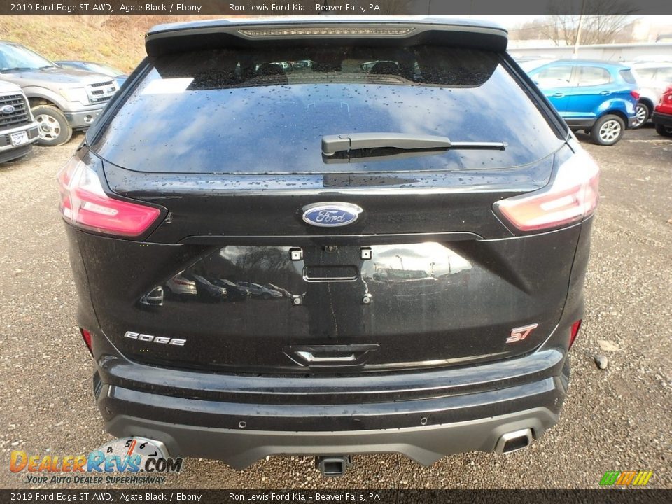 2019 Ford Edge ST AWD Agate Black / Ebony Photo #3