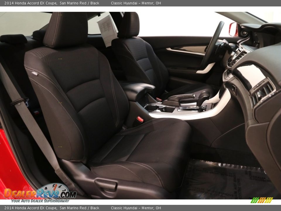 2014 Honda Accord EX Coupe San Marino Red / Black Photo #17