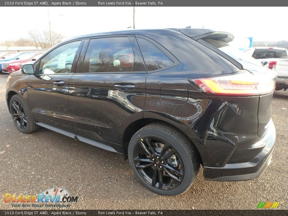 2019 Ford Edge ST AWD Agate Black / Ebony Photo #5