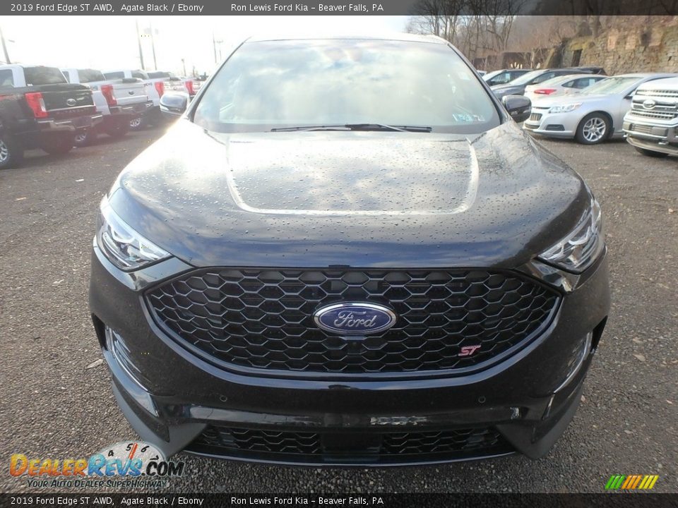 2019 Ford Edge ST AWD Agate Black / Ebony Photo #8