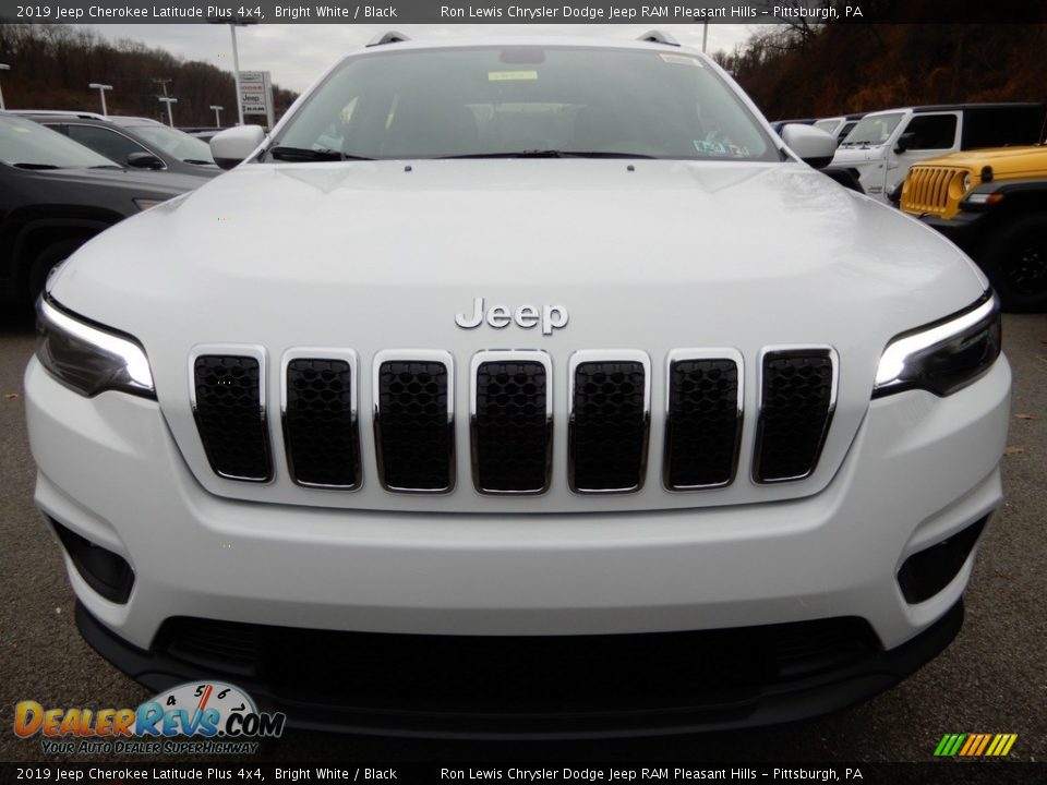 2019 Jeep Cherokee Latitude Plus 4x4 Bright White / Black Photo #9
