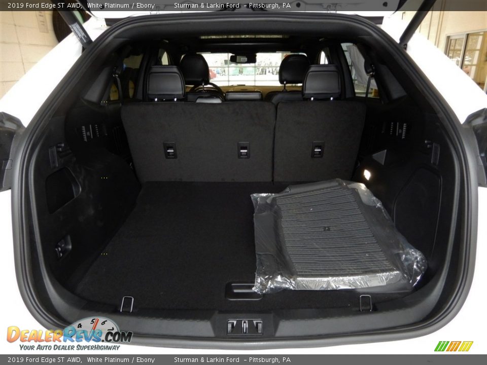 2019 Ford Edge ST AWD White Platinum / Ebony Photo #3