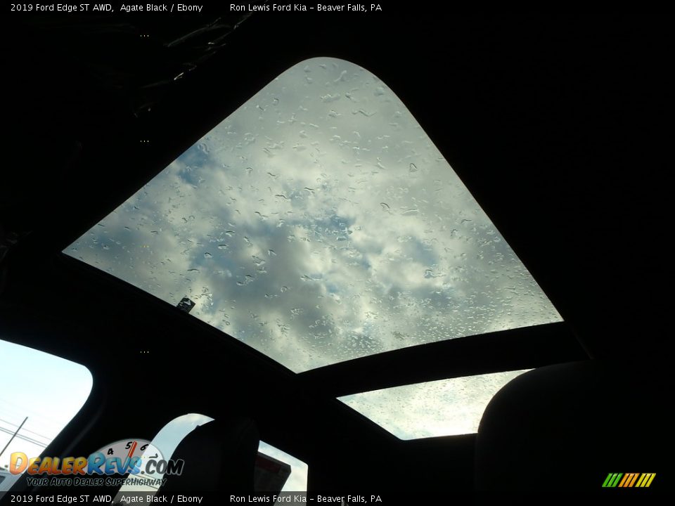 2019 Ford Edge ST AWD Agate Black / Ebony Photo #17