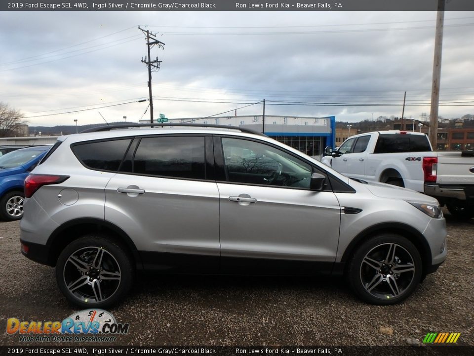 2019 Ford Escape SEL 4WD Ingot Silver / Chromite Gray/Charcoal Black Photo #1