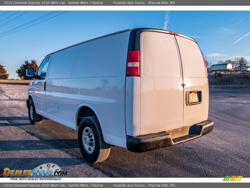 2010 Chevrolet Express 2500 Work Van Summit White / Neutral Photo #6