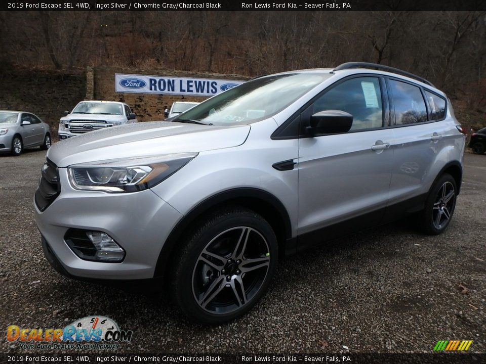 2019 Ford Escape SEL 4WD Ingot Silver / Chromite Gray/Charcoal Black Photo #7