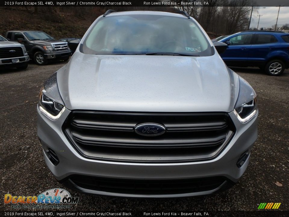 2019 Ford Escape SEL 4WD Ingot Silver / Chromite Gray/Charcoal Black Photo #8