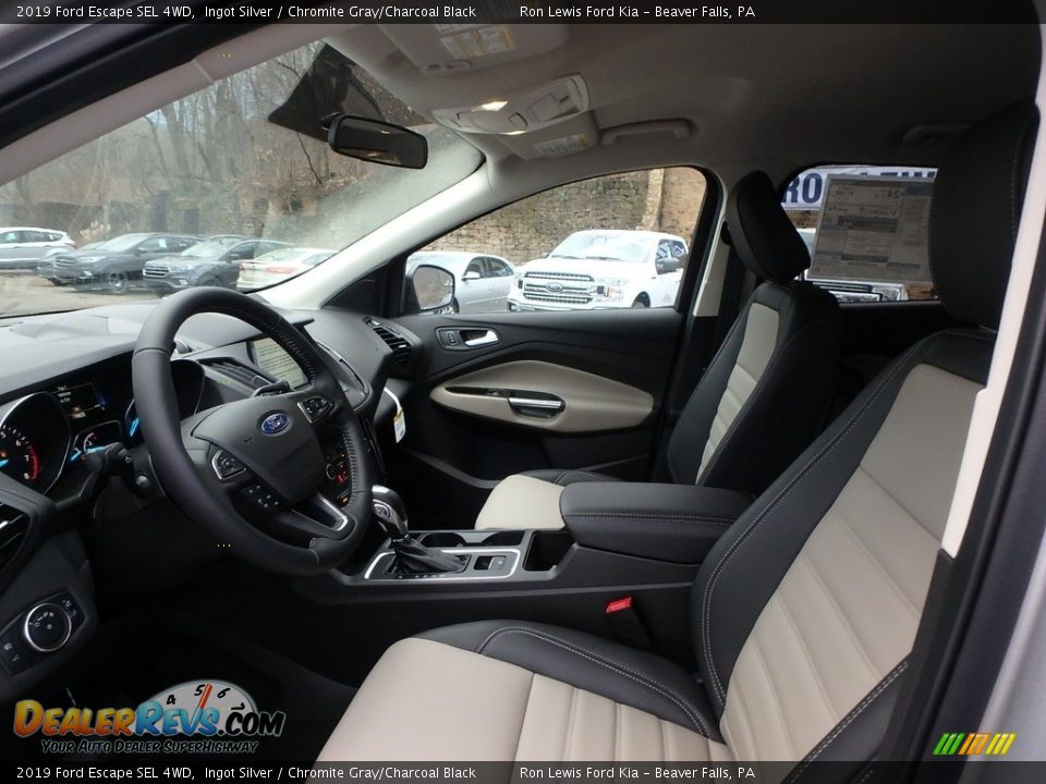 2019 Ford Escape SEL 4WD Ingot Silver / Chromite Gray/Charcoal Black Photo #11