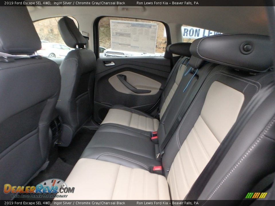 2019 Ford Escape SEL 4WD Ingot Silver / Chromite Gray/Charcoal Black Photo #12