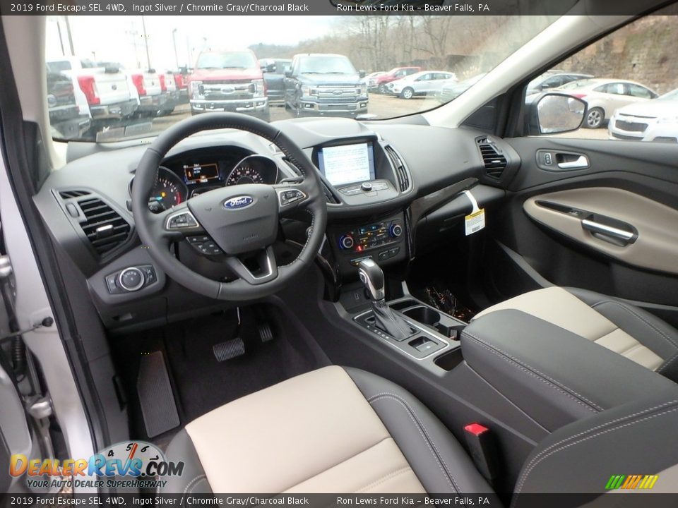 2019 Ford Escape SEL 4WD Ingot Silver / Chromite Gray/Charcoal Black Photo #13