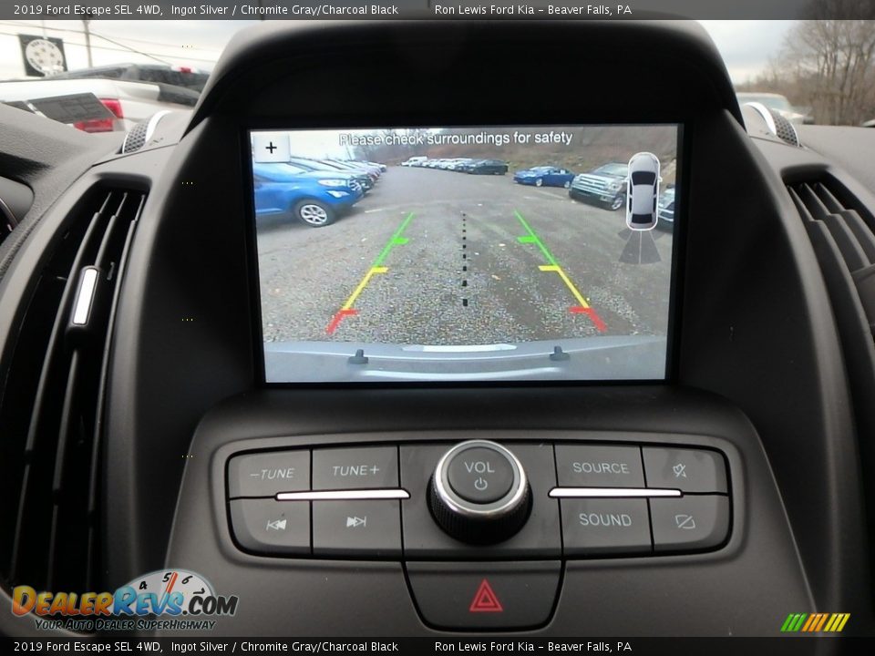 2019 Ford Escape SEL 4WD Ingot Silver / Chromite Gray/Charcoal Black Photo #18