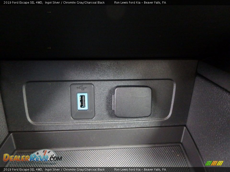 2019 Ford Escape SEL 4WD Ingot Silver / Chromite Gray/Charcoal Black Photo #19