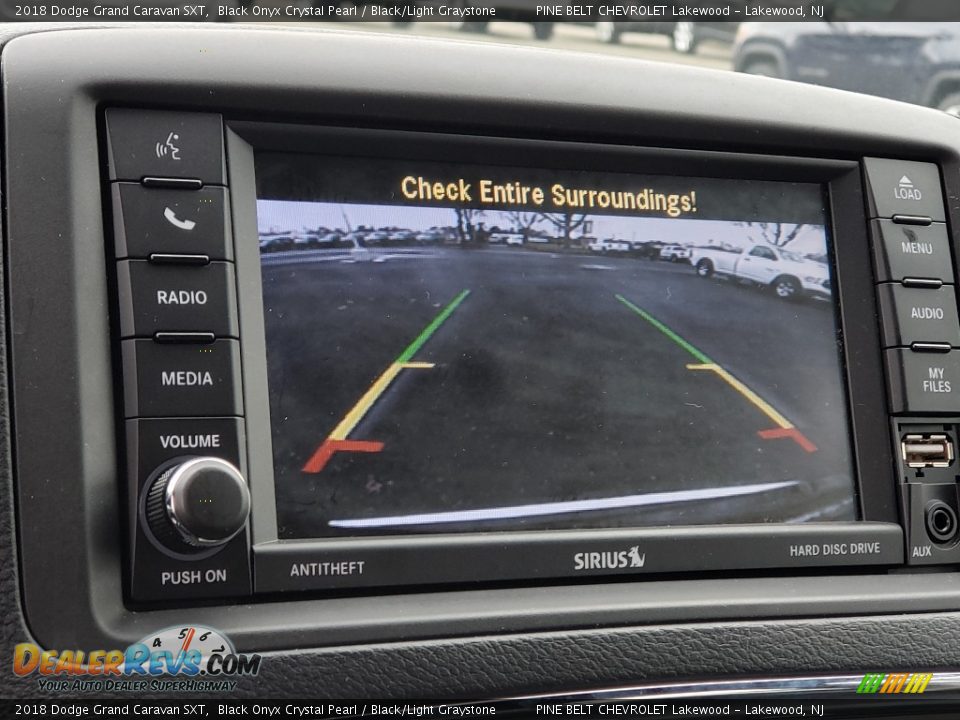 2018 Dodge Grand Caravan SXT Black Onyx Crystal Pearl / Black/Light Graystone Photo #27