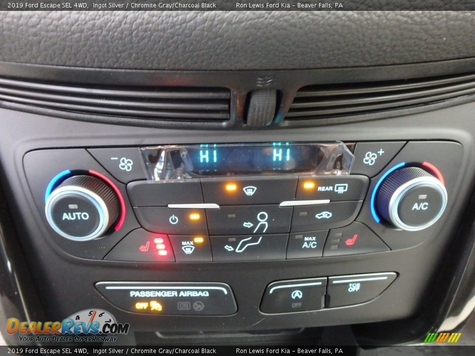 2019 Ford Escape SEL 4WD Ingot Silver / Chromite Gray/Charcoal Black Photo #20