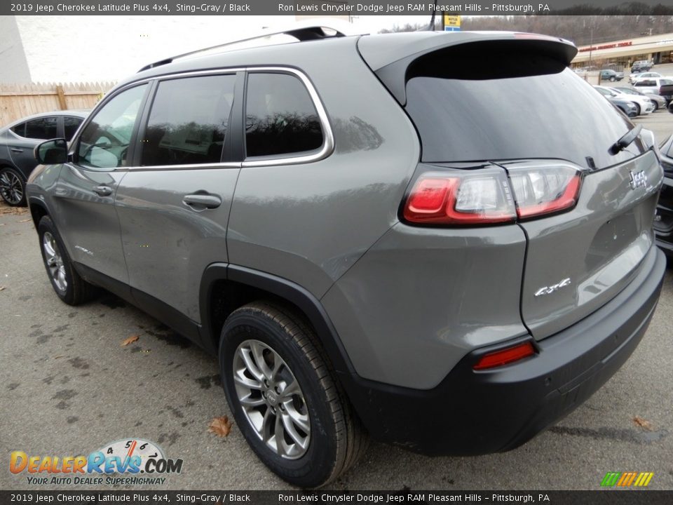 2019 Jeep Cherokee Latitude Plus 4x4 Sting-Gray / Black Photo #3