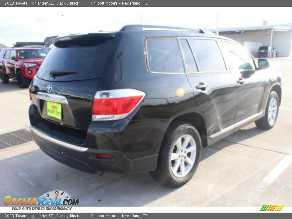 2013 Toyota Highlander SE Black / Black Photo #16