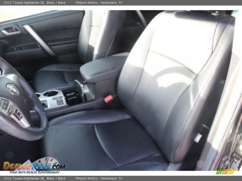 2013 Toyota Highlander SE Black / Black Photo #19