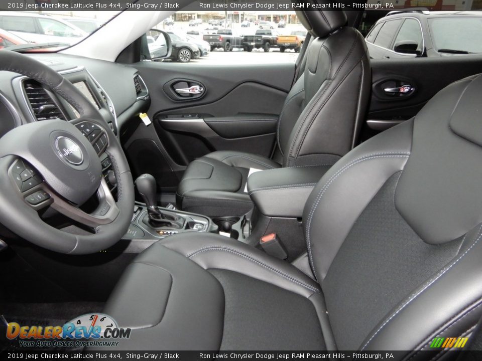 2019 Jeep Cherokee Latitude Plus 4x4 Sting-Gray / Black Photo #11