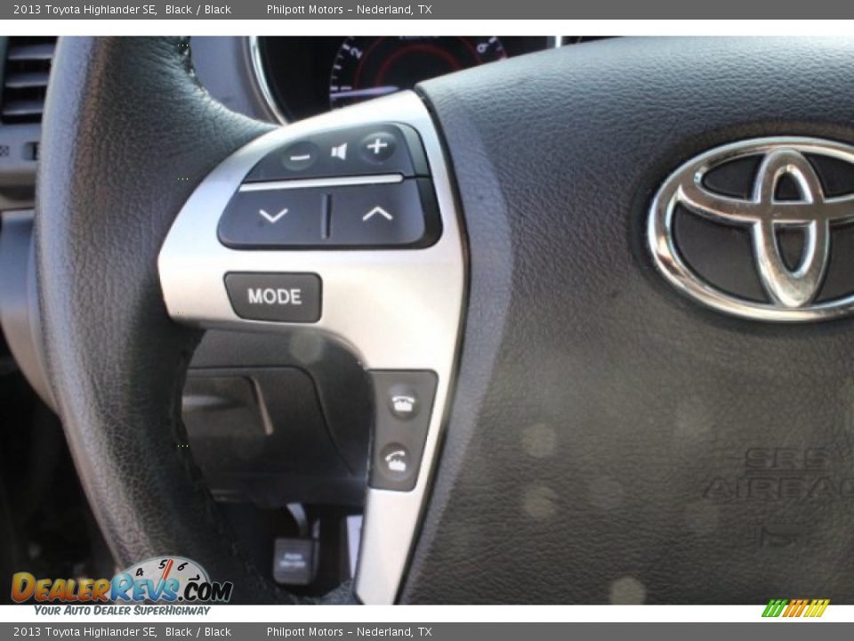 2013 Toyota Highlander SE Black / Black Photo #30