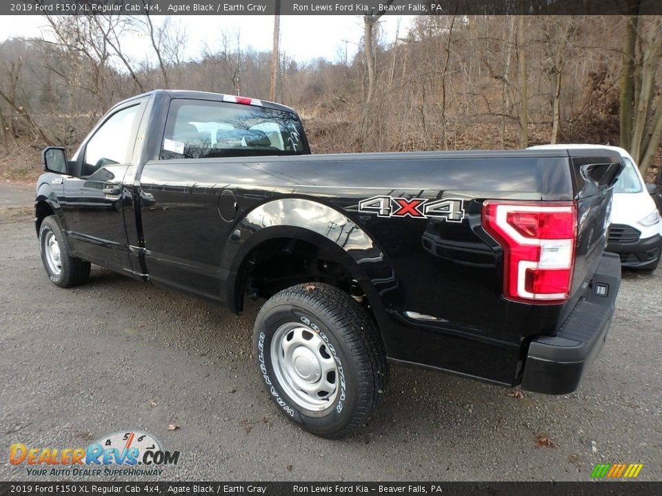 2019 Ford F150 XL Regular Cab 4x4 Agate Black / Earth Gray Photo #12