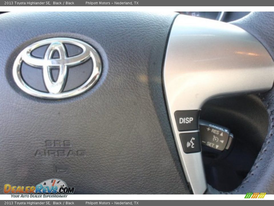 2013 Toyota Highlander SE Black / Black Photo #31