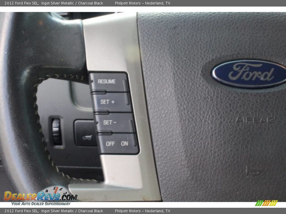 2012 Ford Flex SEL Ingot Silver Metallic / Charcoal Black Photo #14