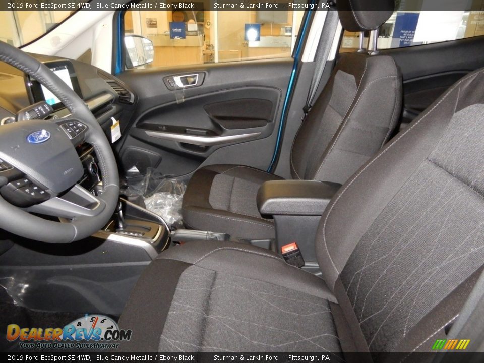 Front Seat of 2019 Ford EcoSport SE 4WD Photo #7