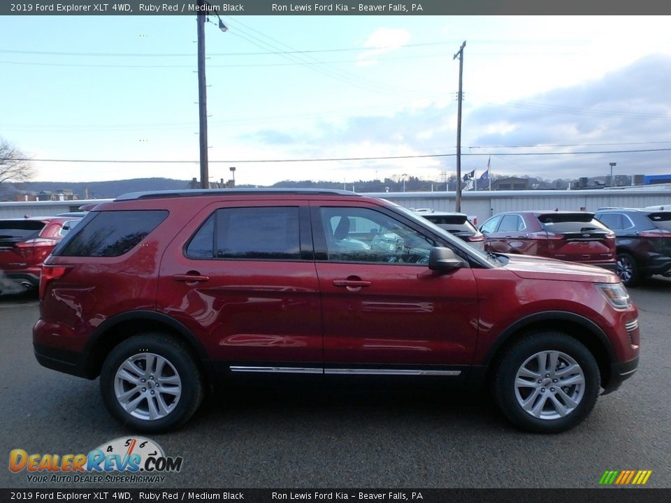 2019 Ford Explorer XLT 4WD Ruby Red / Medium Black Photo #1