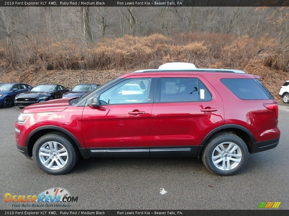 Ruby Red 2019 Ford Explorer XLT 4WD Photo #6