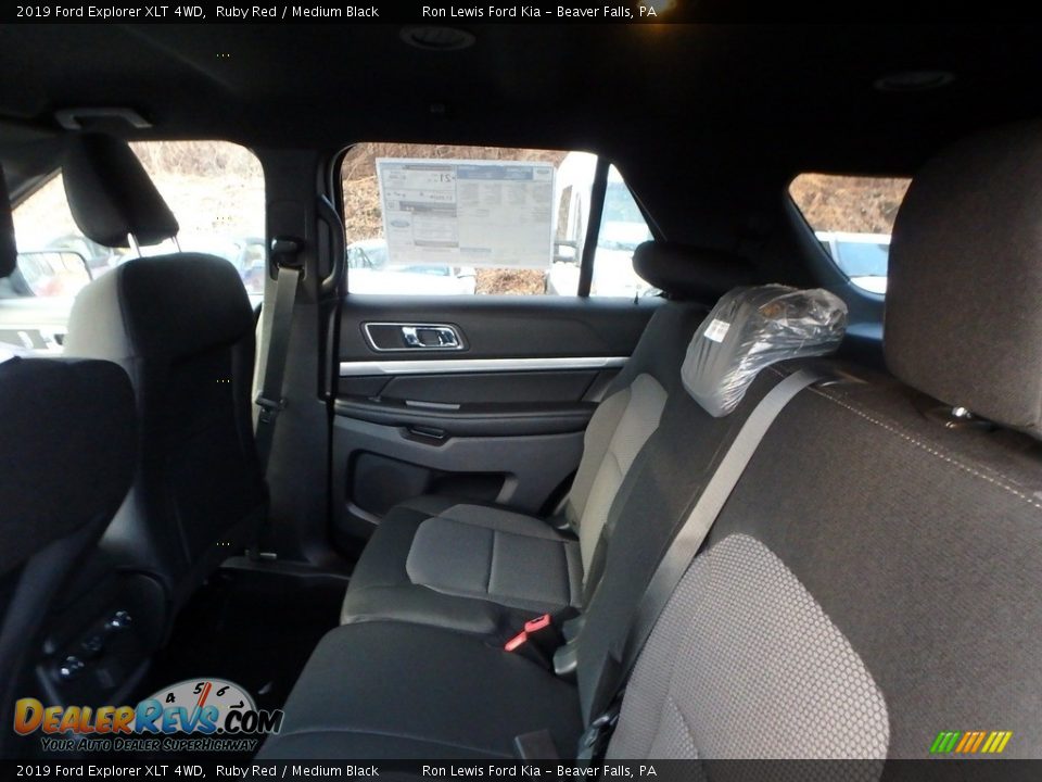 Rear Seat of 2019 Ford Explorer XLT 4WD Photo #12