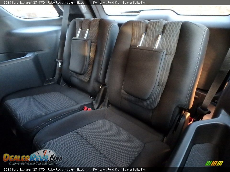 Rear Seat of 2019 Ford Explorer XLT 4WD Photo #13