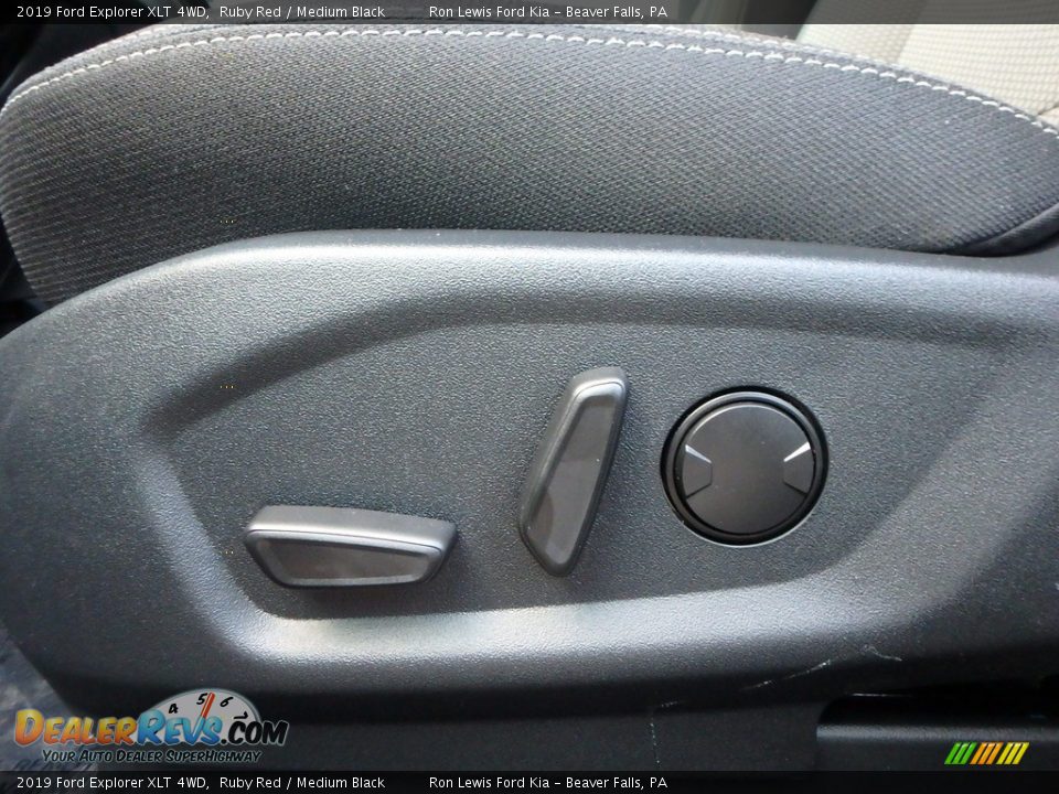 2019 Ford Explorer XLT 4WD Ruby Red / Medium Black Photo #16