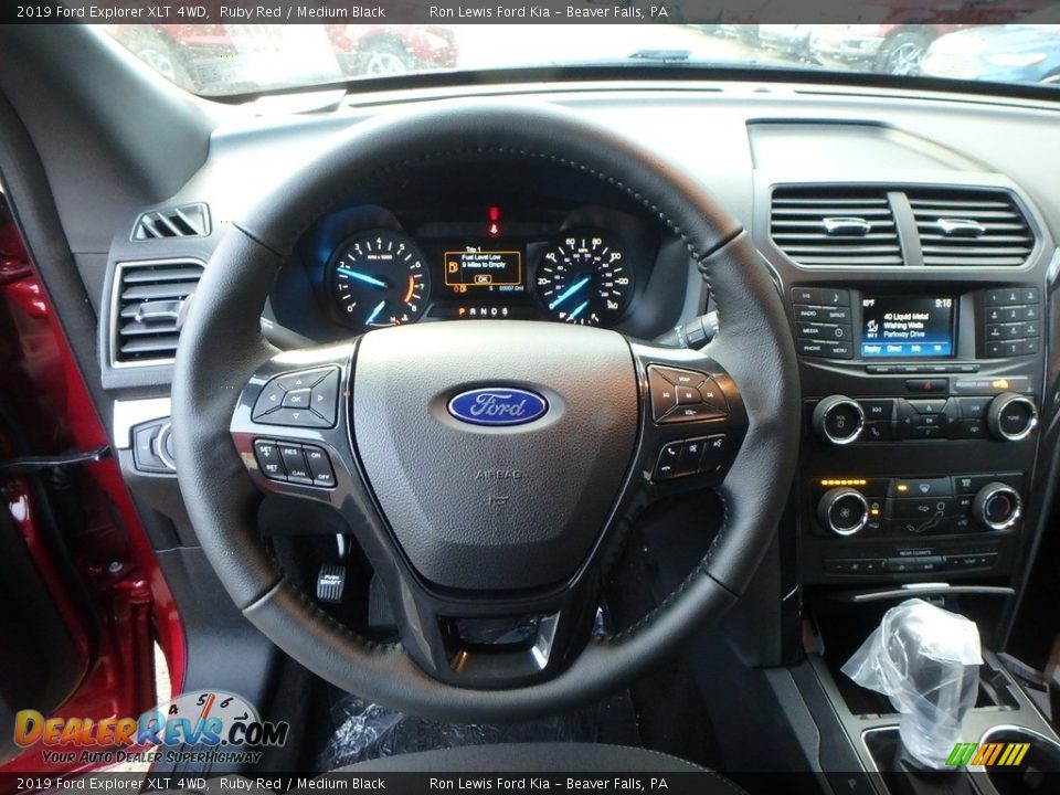 2019 Ford Explorer XLT 4WD Ruby Red / Medium Black Photo #18