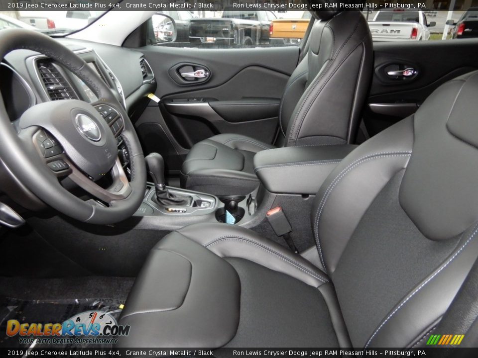 2019 Jeep Cherokee Latitude Plus 4x4 Granite Crystal Metallic / Black Photo #11