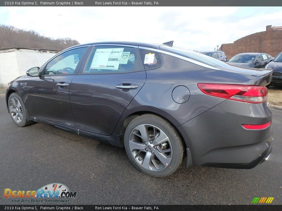 2019 Kia Optima S Platinum Graphite / Black Photo #4