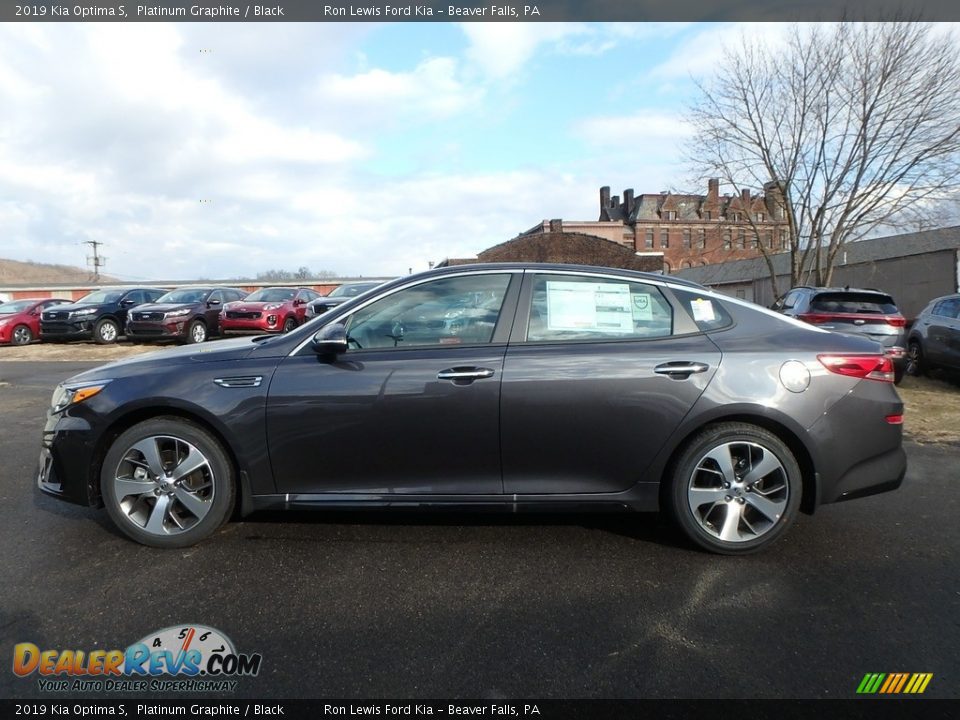 2019 Kia Optima S Platinum Graphite / Black Photo #5