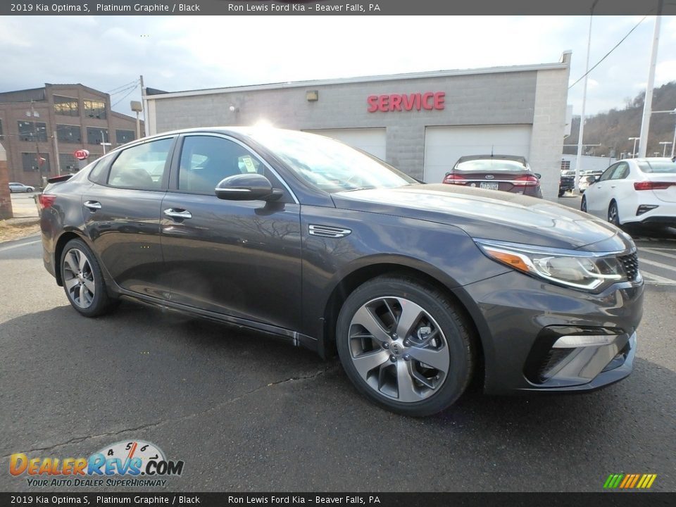 2019 Kia Optima S Platinum Graphite / Black Photo #8