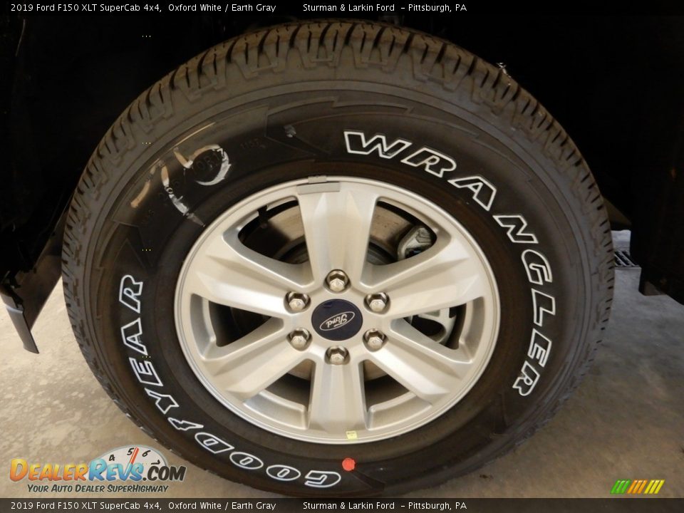 2019 Ford F150 XLT SuperCab 4x4 Oxford White / Earth Gray Photo #6