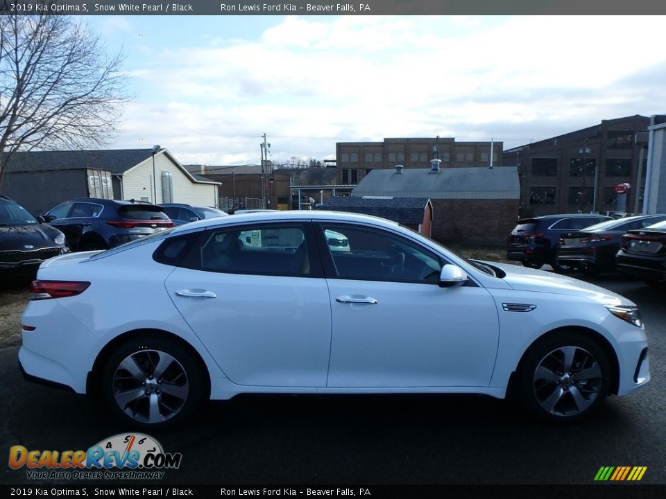2019 Kia Optima S Snow White Pearl / Black Photo #1