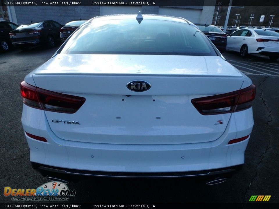 2019 Kia Optima S Snow White Pearl / Black Photo #3