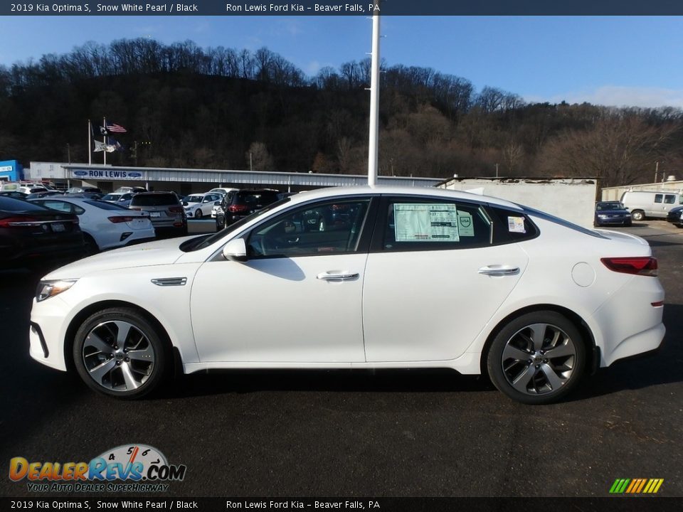 Snow White Pearl 2019 Kia Optima S Photo #5