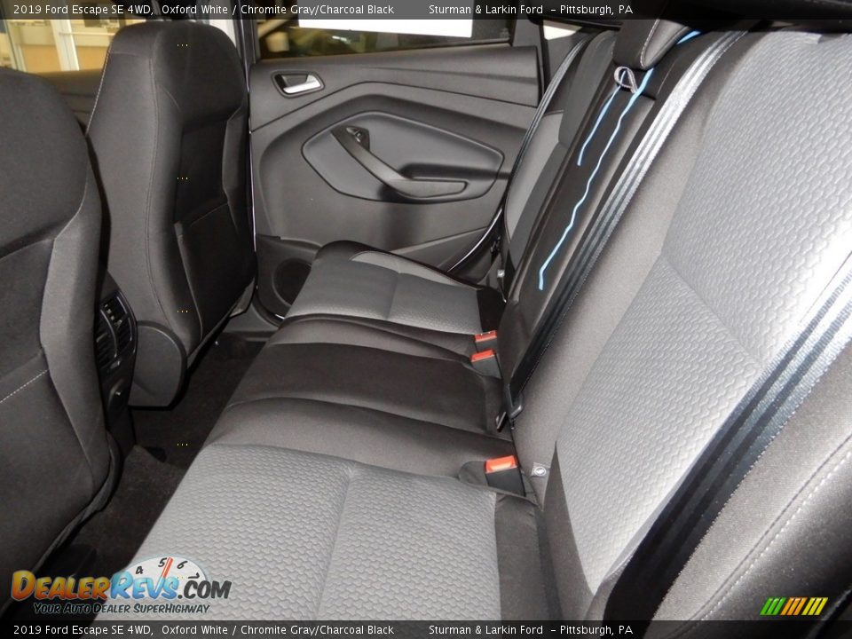 2019 Ford Escape SE 4WD Oxford White / Chromite Gray/Charcoal Black Photo #8