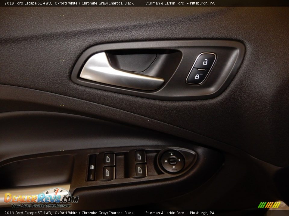 2019 Ford Escape SE 4WD Oxford White / Chromite Gray/Charcoal Black Photo #10