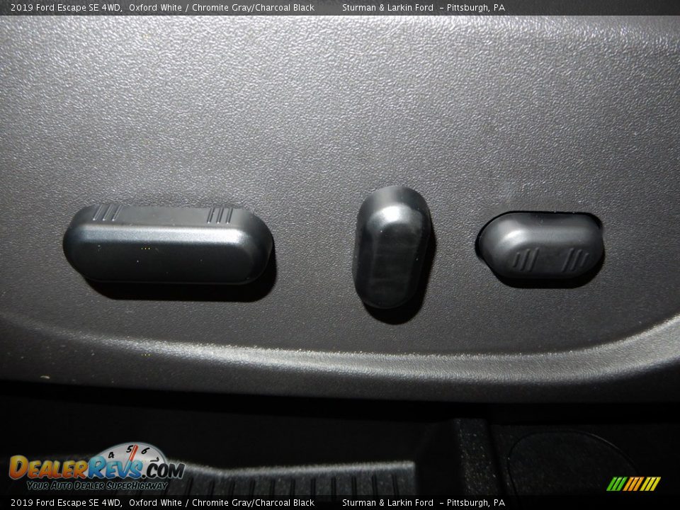 2019 Ford Escape SE 4WD Oxford White / Chromite Gray/Charcoal Black Photo #12