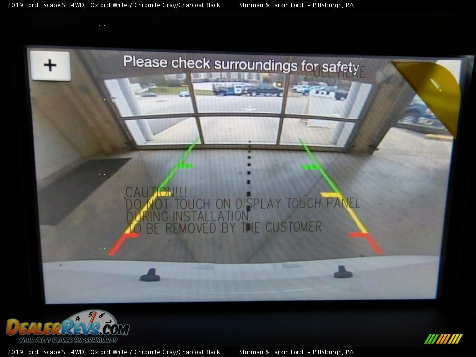 2019 Ford Escape SE 4WD Oxford White / Chromite Gray/Charcoal Black Photo #13