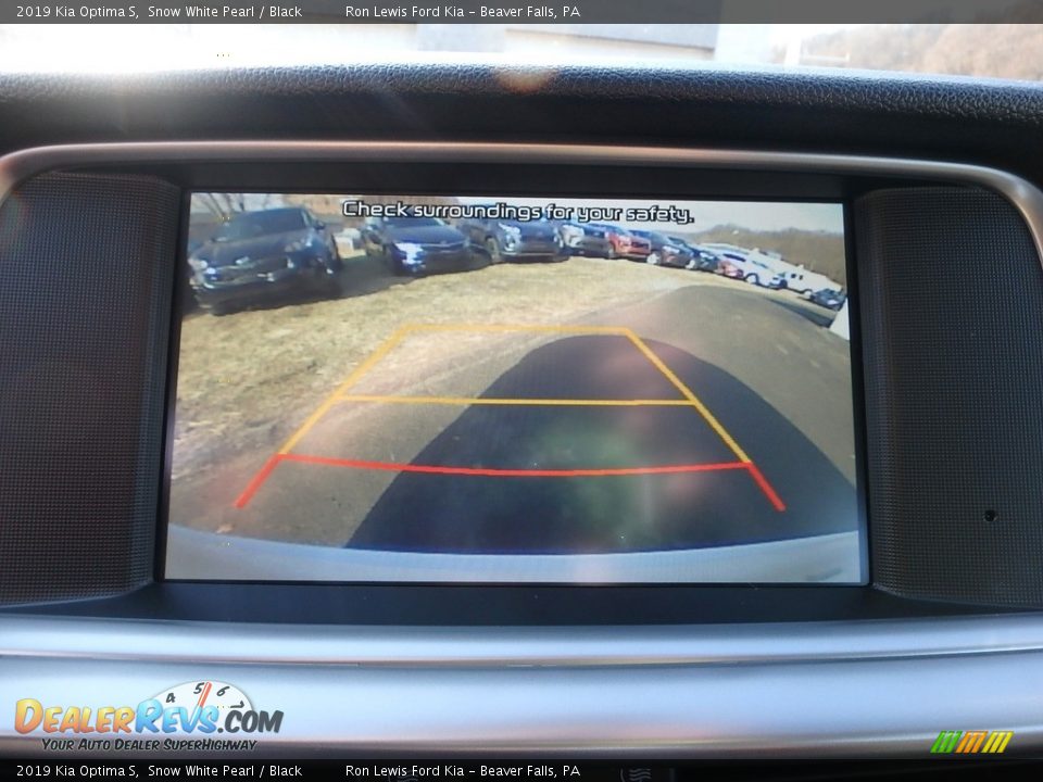 2019 Kia Optima S Snow White Pearl / Black Photo #18