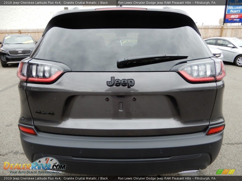 2019 Jeep Cherokee Latitude Plus 4x4 Granite Crystal Metallic / Black Photo #4