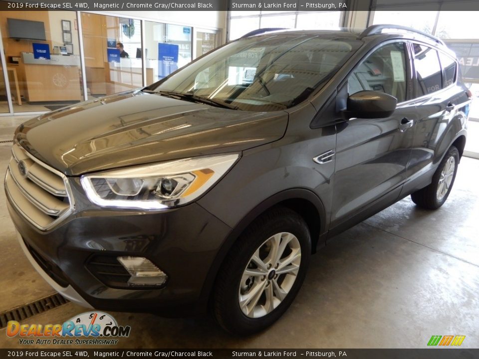 2019 Ford Escape SEL 4WD Magnetic / Chromite Gray/Charcoal Black Photo #5